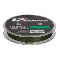 Mostal 12X Braid Senses Premium Braid 0,12mm 300m green...