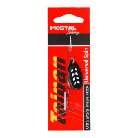 Mostal Taipan Universal Spin Gr. 2 / 5g Black White Drops 7cm Spinner