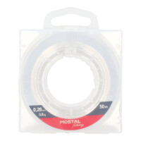 Mostal Championship Fluocarbon 0.28mm 6.2Kg 50m transparent Fluorocarbon Vorfach-Schnur