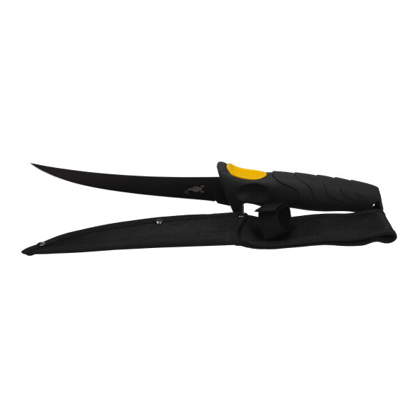 Mostal Filetiermesser 36cm Salzwasserfestes Angler-Messer Fischmesser Filetieren mit Tasche