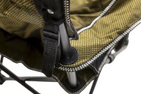 Mostal Premium Faltstuhl Anglerstuhl Angelstuhl mit Getränkehalter Armlehnen 125Kg