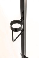 Mostal Welsrutenhalter 95cm Lackierter Stahl Schwarz Rutenständer Wallerrute Brandung