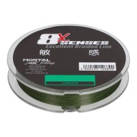 Mostal 8x Senses 300m Green 0,13mm / 8,2kg Geflochtene...
